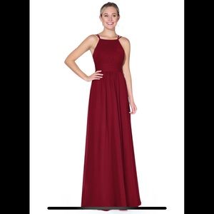 Azazie Burgundy Bridesmaid Dress